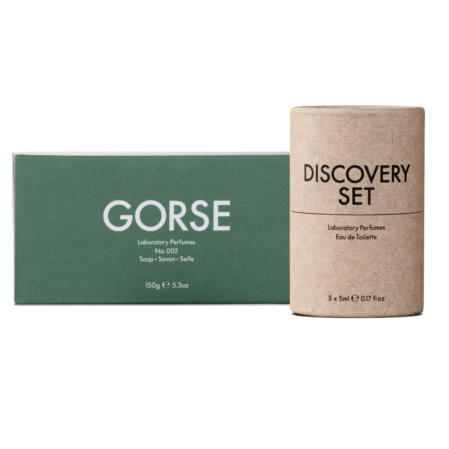 Travel Set (150g Gorse Soap + 5 x 5ml Eau de Toilette)