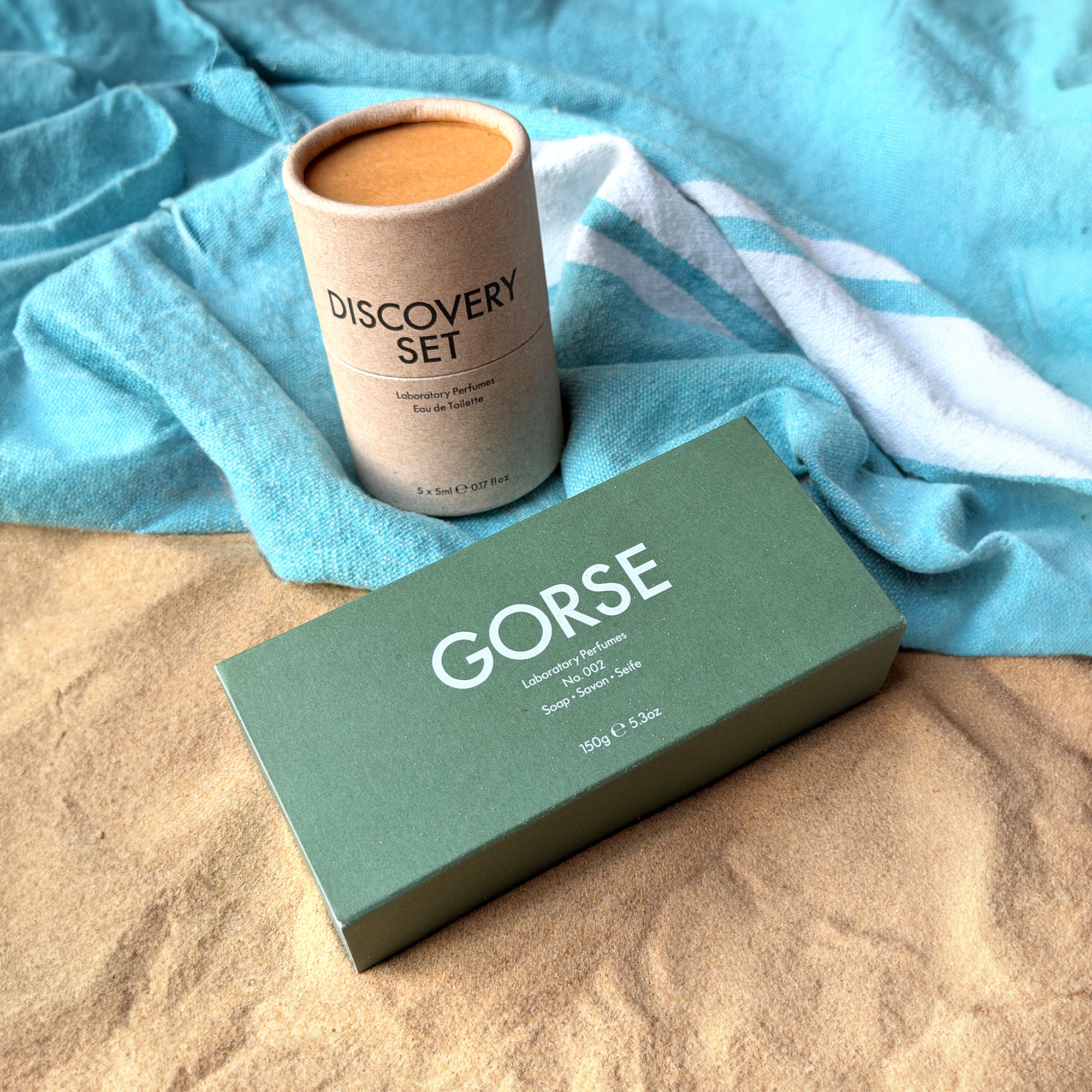 Travel Set (150g Gorse Soap + 5 x 5ml Eau de Toilette)
